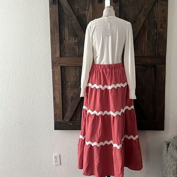 New Shabby Chic bohemian Beautiful long Maxi Boho Skirt Only - Picture 5 of 9
